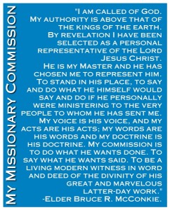 My Missionary Commission - Page 1 sm